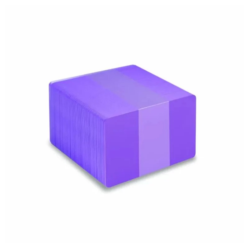 Picture of Blank purple cards - CR80 (PURPLE CORE). 70102224